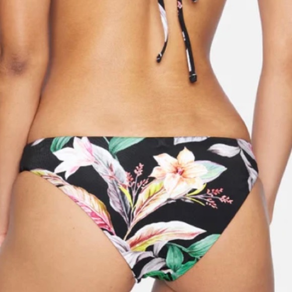 NEW! Hurley Flora Reversible Bikini Bottom - Moderate Coverage - Picture 2 of 6